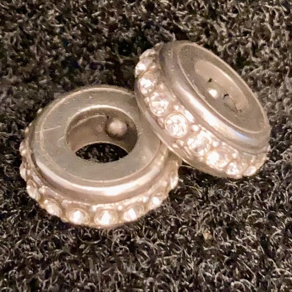 Excellent Condition, Brighton, Stardust spacer bead w/ stones (2)